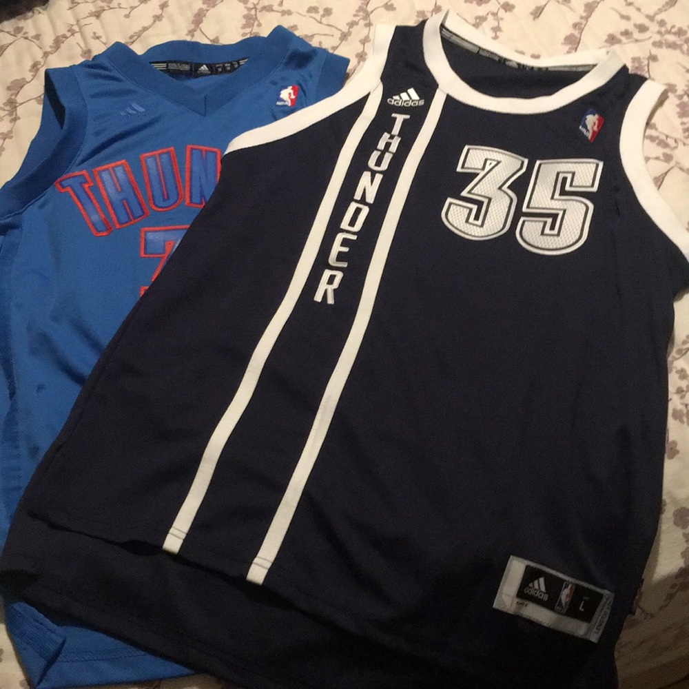 2 NBA ADIDAS jerseys/tanktops OKC THUNDER